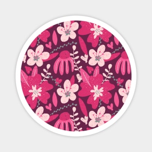 Wild Countryside (Fuchsia & Boysenberry) Magnet